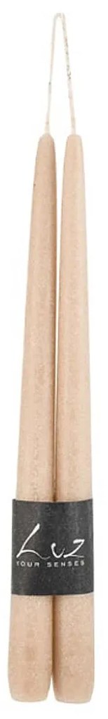Taper Candle Eladro 30cm σετ 2 τεμαχίων Velvet - Luz your senses 305.53-53