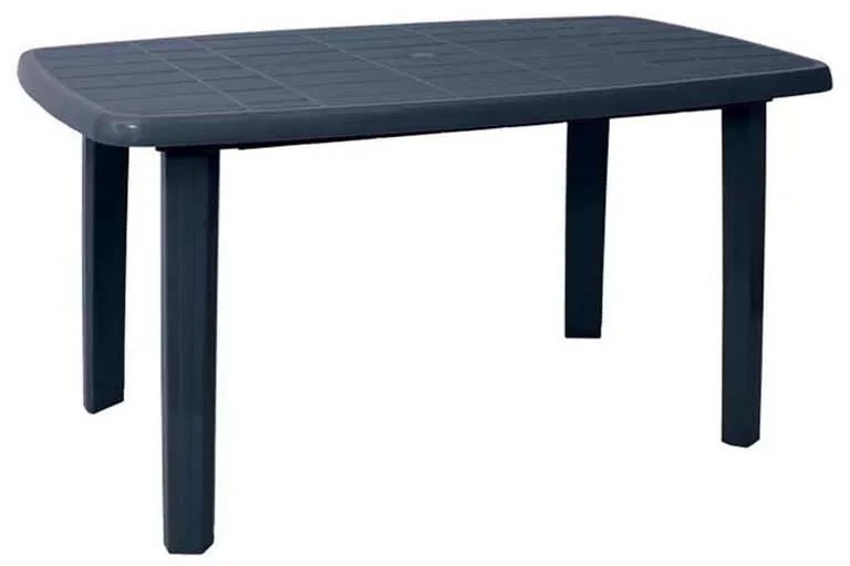 Τραπέζι 140x80cm SORRENTO Oval Πλαστ.Ανθρακί