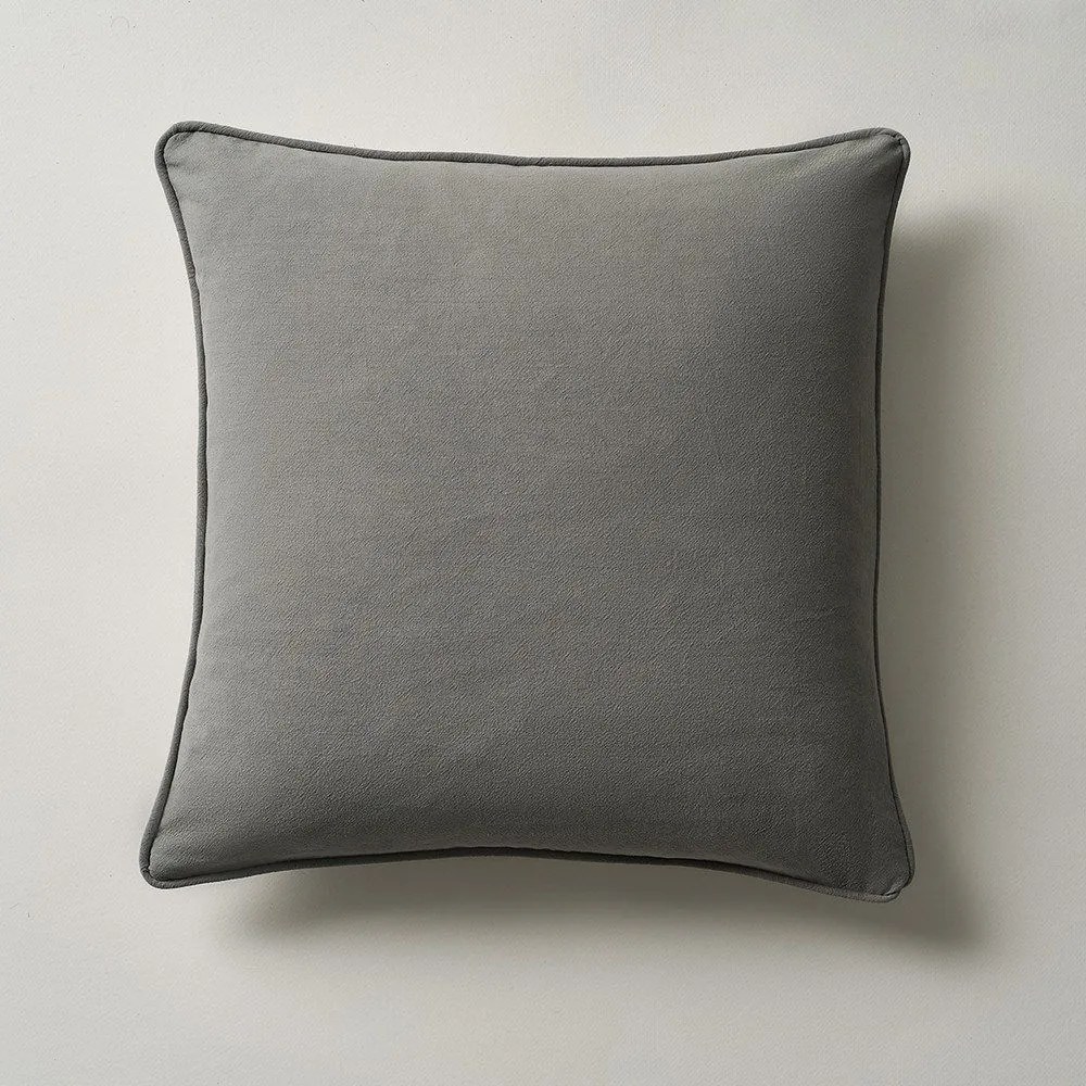 Μαξιλαροθήκη Διακοσμητική Valerie 381 Graphite Grey Gofis Home 43X43 100% Cotton