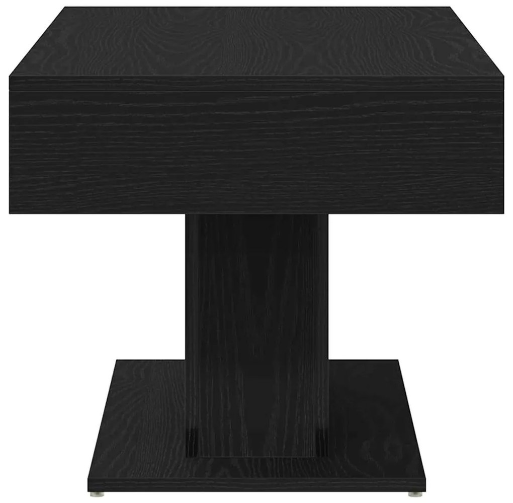 vidaXL Τραπεζάκι σαλονιού Μαύρη δρυς 96 x 50 x 45 εκ