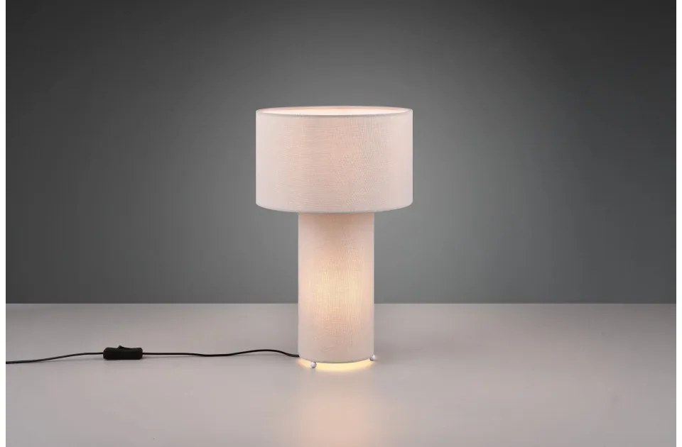 Επιτραπέζιο Φωτιστικό 2xΕ27 Υφασμάτινο Bale Trio Lighting-505200177-Γκρι 505200177