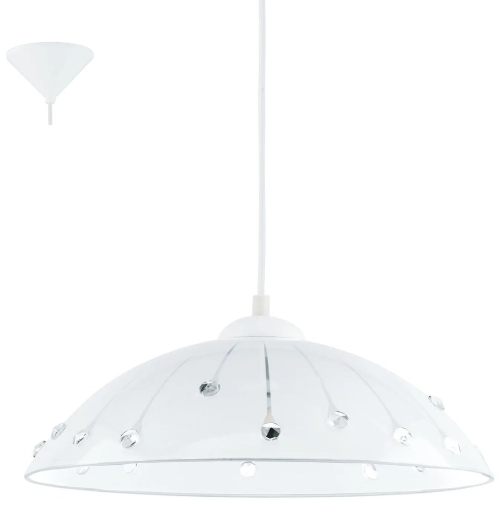 Φωτιστικό Οροφής Vetro 96073 White Eglo Plastic