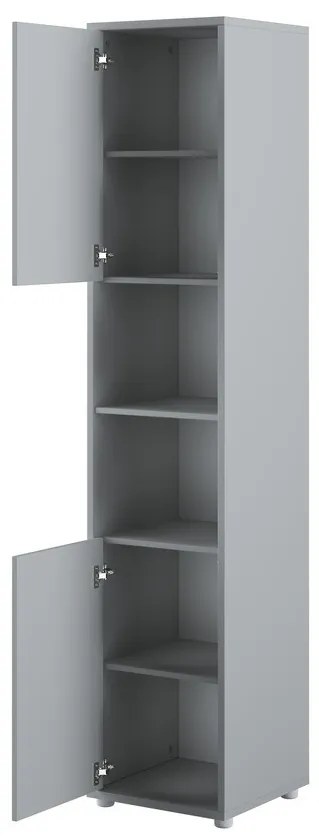Σετ επίπλων Concept Pro Lenart AH145, Γκρι, Πλαστικοποιημένη μοριοσανίδα, Τάβλες για Κρεβάτι, 140x200, Με κρεβάτι, Με πρόσθετο εξοπλισμό, Ενιαίος, Διπλό