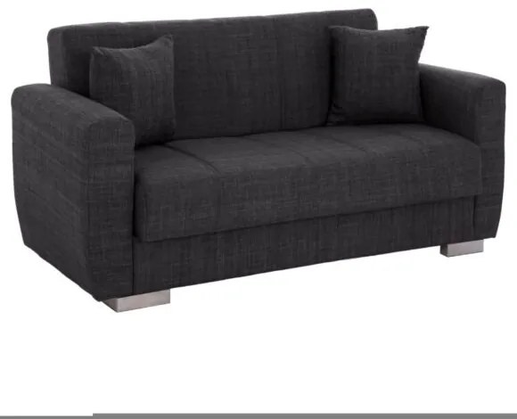 ΚΑΝΑΠΕΣ ΚΡΕΒΑΤΙ POLYA ΔΙΘΕΣΙΟΣ ΓΚΡΙ HM3241.03 153x87x77Υεκ.
