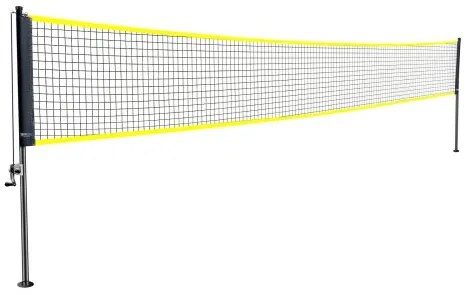 VEVOR Badminton Net Set, Outdoor Backyard Beach Park Badminton Net, Portable Badminton Equipment Set, Adults Kids Badminton Net with Poles, Carrying Bag, 4 Iron Rackets, and 3 Nylon Shuttlecocks