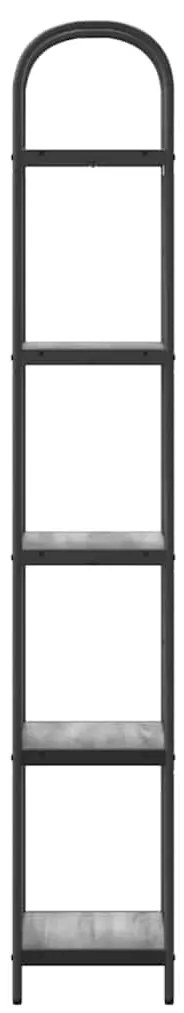 vidaXL Ράφι Βιβλίων Γκρι sonoma 40 x 30 x 183 εκ Επεξεργασμένο ξύλο