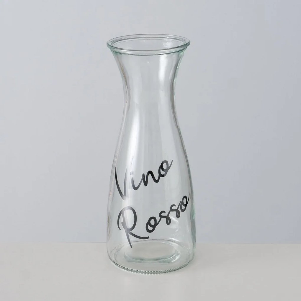 ΚΑΡΑΦΑ 2/ass Cucina 1.000ml ΓΥΑΛΙ ΔΙΑΦΑΝEΣ ΜΕ ΜΗΝΥΜΑ D10 H26cm | Συσκευασία 2 τμχ