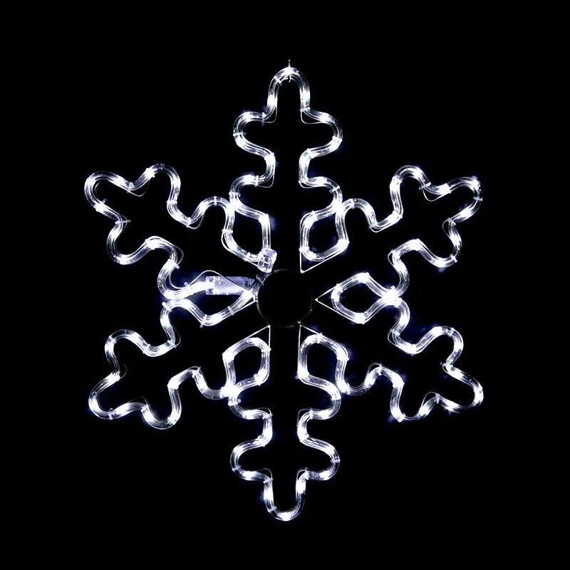 Φωτοσωλήνας με σχέδιο Snowflake II-Warm White  (10 τεμάχια)