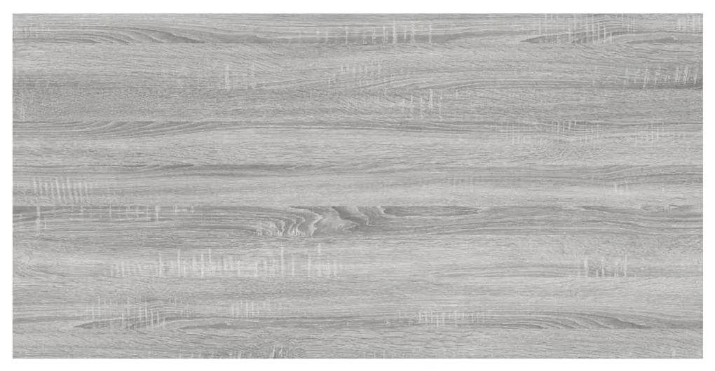 Ράφια Τοίχου 4 τεμ. Γκρι Sonoma 60x30x1,5 εκ. Επεξεργ. Ξύλο - Γκρι