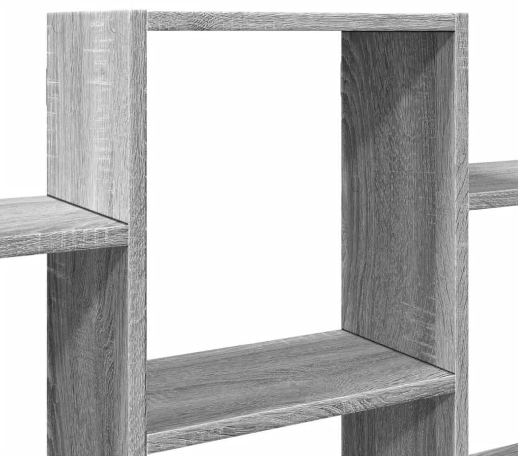 vidaXL Ραφιέρα Τοίχου Γκρι Sonoma 159x18x66 εκ. Επεξεργασμένο Ξύλο