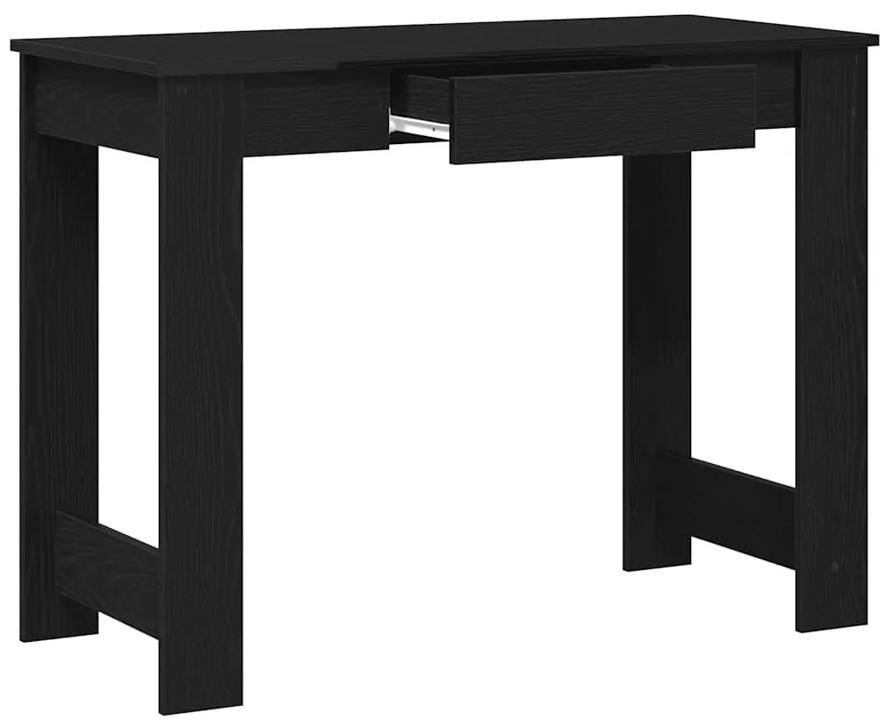 vidaXL Γραφείο Μαύρο 100x45x75 εκ. από Επεξεργασμένο Ξύλο
