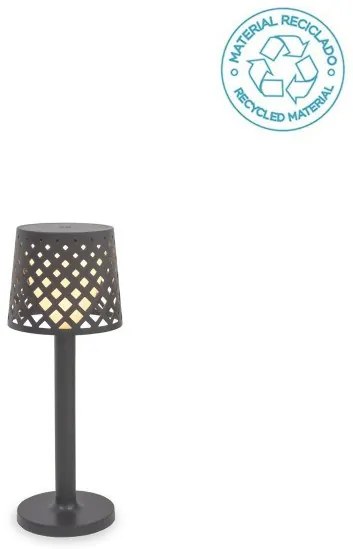 Επιτραπέζιο Φωτιστικό LED IP44 3000K Gretita New Garden-LUMGTS030NXSWNW-Μαύρο LUMGTS030NXSWNW