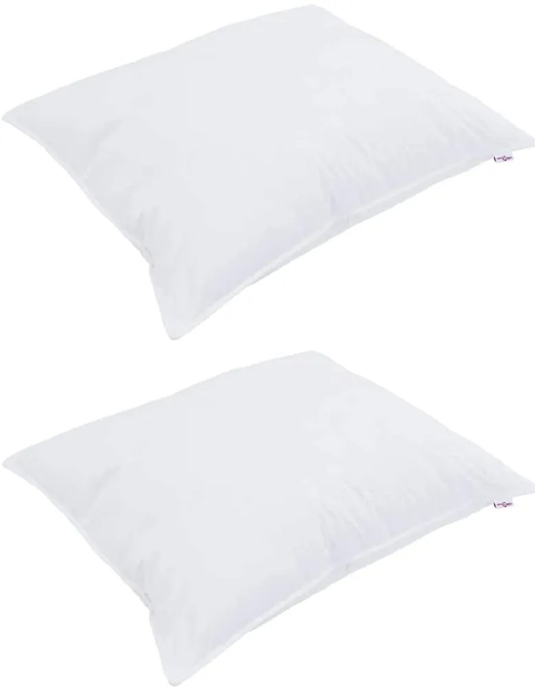 vidaXL Πάπλωμα με μαξιλάρι 3 pcs Λευκό 200 x 220 cm Μικροΐνες