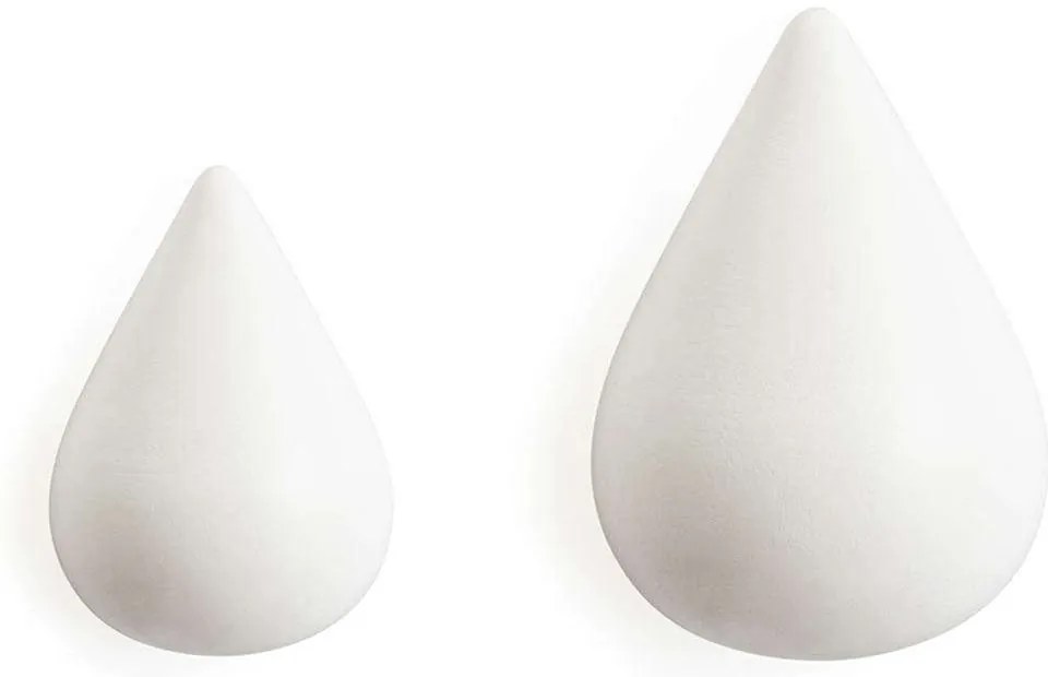 Κρεμάστρα Drop It (Σετ 2Τμχ) 331510 5x8x7,7cm White Normann Copenhagen Ξύλο