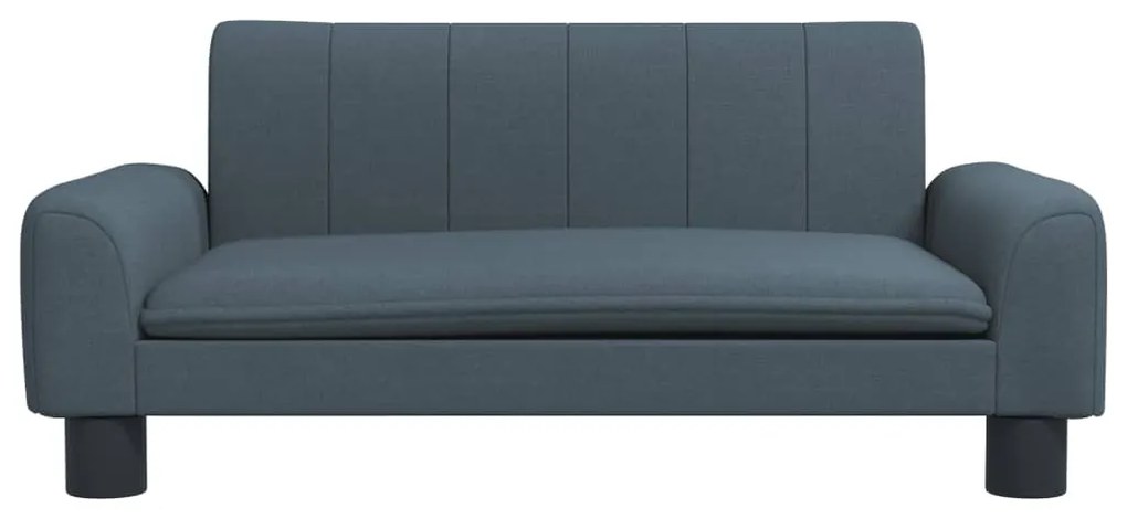 vidaXL Καναπές Παιδικός Σκούρο Γκρι 70x45x30 εκ. από Ύφασμα