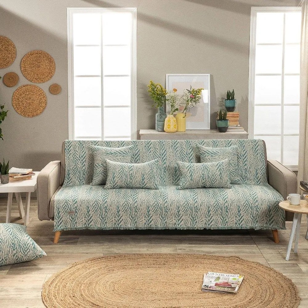 Ριχτάρι Vicenza 05 Blue Teoran Πολυθρόνα 180x150cm Βαμβάκι-Πολυέστερ