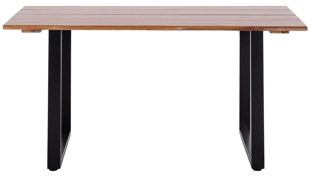 Τραπέζι Τραπεζαρίας FRIGGO Ξύλο Ακακίας πάχους 2,6 εκ. σε Φυσικό 160x80x76Υεκ. 160x80x76 εκ.