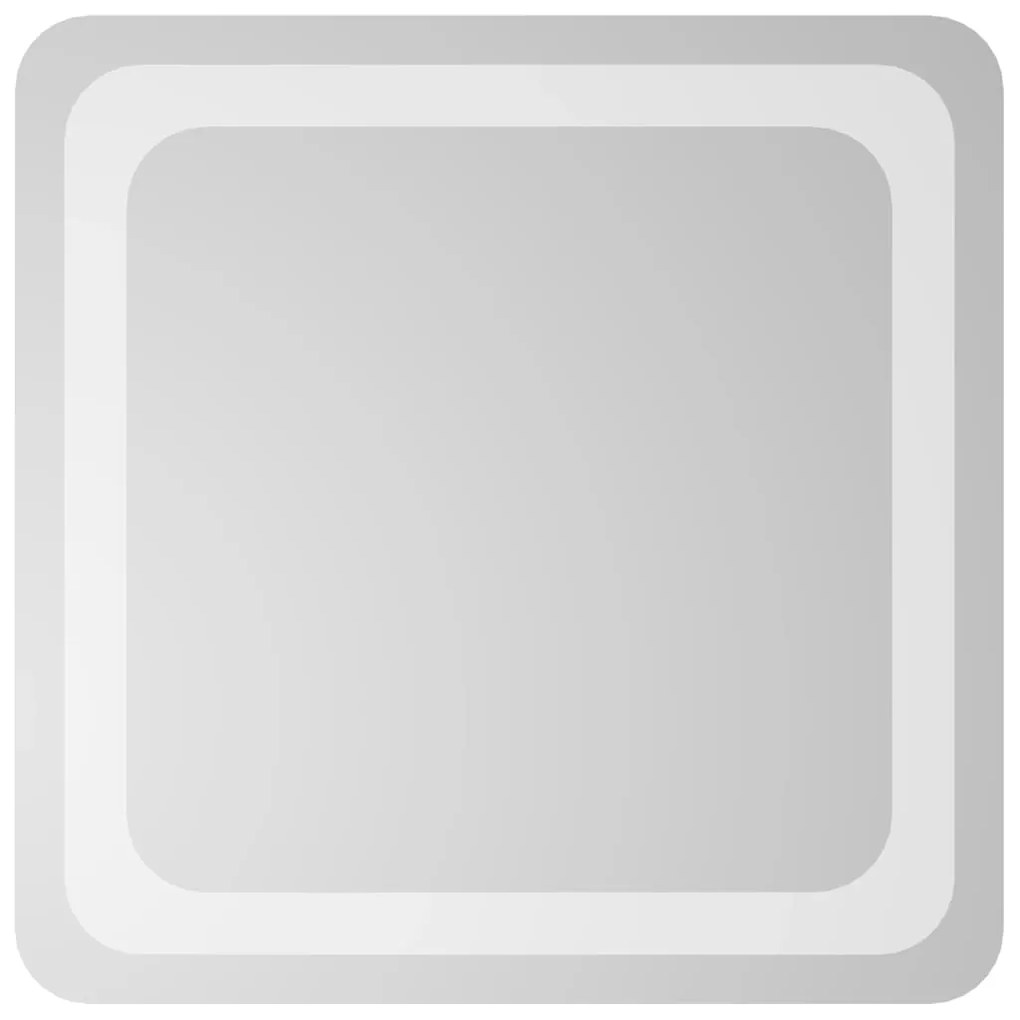 vidaXL Καθρέφτης Μπάνιου με LED 40x40 εκ.
