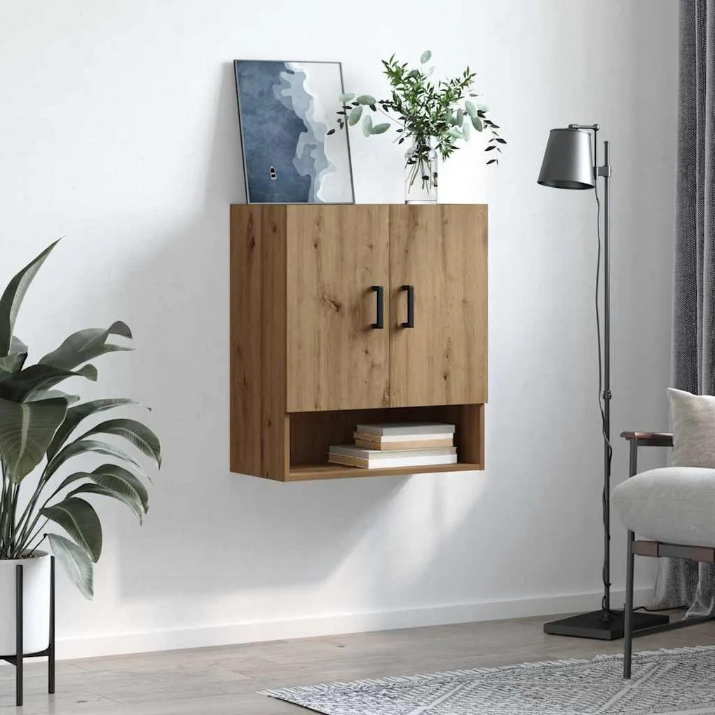 vidaXL Ντουλάπα Τοίχου artisan δρυς 60 x 31 x 70 εκ Επεξεργασμένο ξύλο