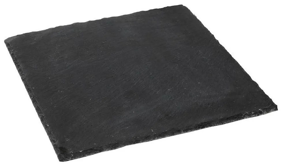 Πλατώ Σερβιρίσματος FAV110 30x30x0,5cm Black Espiel Rock