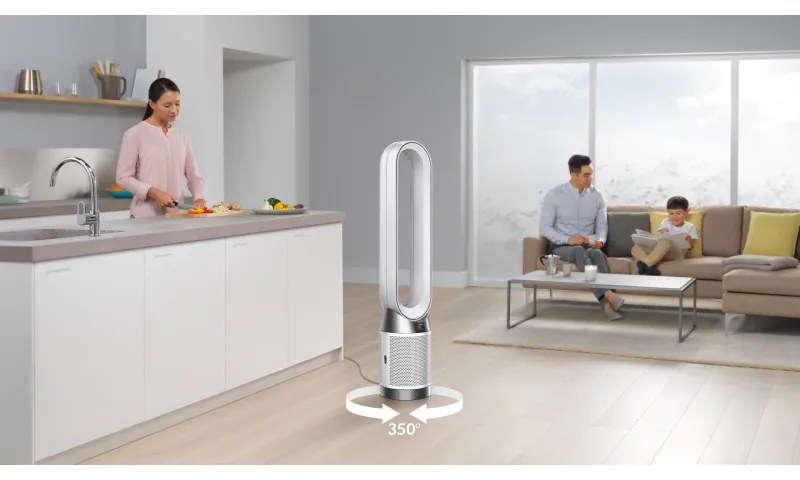 Καθαριστής και ψύκτης αέρα Dyson Purifier Cool TP10 Gen1, έως 27 m2, 40W, HEPA, ταλάντωση, 10 ταχύτητες, χρονοδιακόπτης, λευκό