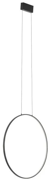 Κρεμαστό Φωτιστικό Οροφής LED 21W 3000K IP20 Μαύρο Circolo 10811 Nowodvorski-10811-Μαύρο 10811