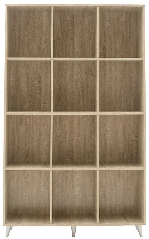 Βιβλιοθήκη FIRENZE pakoworld χρώμα sonoma 107x28,6x178εκ (1 τεμάχια)