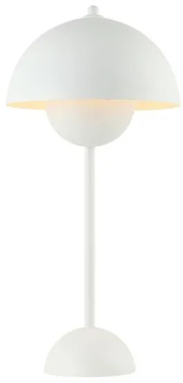 Επιτραπέζιο φωτιστικό Ατσάλι Tulip H49 Φ23 Viokef 4283300 Λευκό