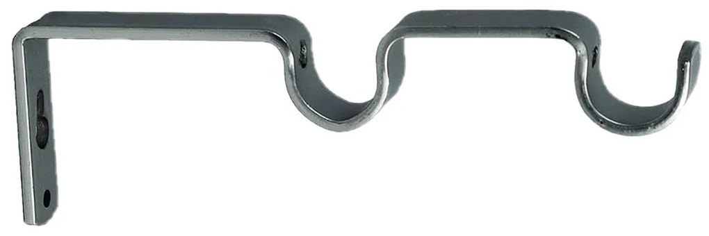 Βάσεις Ανοιχτού Τύπου Διπλές (Σετ 2τμχ) Grace Brushed Chrome 528195