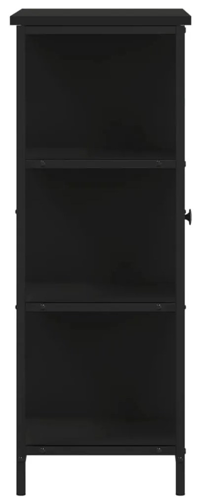 vidaXL Ντουλάπι Μαύρο 70 x 30 x 80 εκ. από Επεξεργασμένο Ξύλο