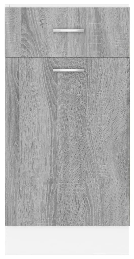 vidaXL Έπιπλο Με Συρτάρι Lyon Γκρι Sonoma 40 x 46 x 81,5εκ.