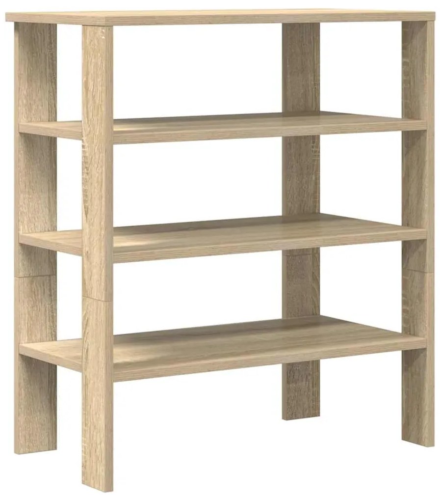 Ράφι παπουτσιών vidaXL Sonoma Oak 61x32x70 cm Κατασκευασμένο ξύλο