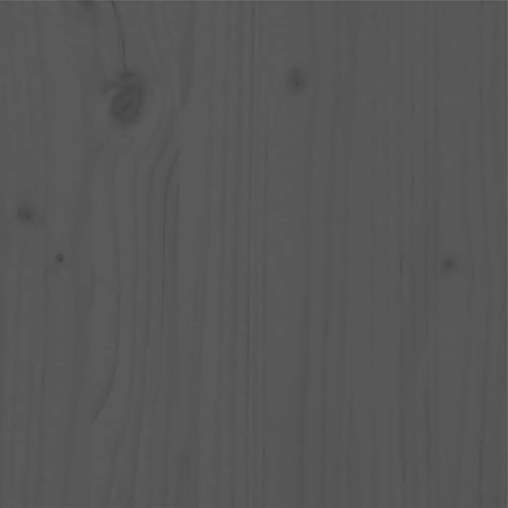 Πλαίσιο Κρεβατιού Γκρι 90 x 190 εκ. από Ξύλο Πεύκου 3FT Single - Γκρι