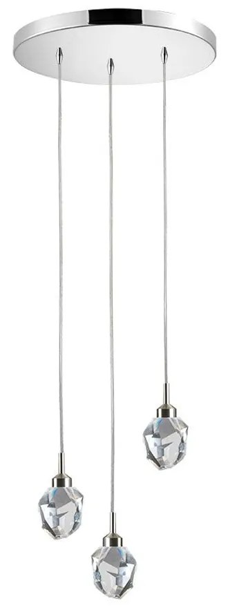 Φωτιστικό Οροφής Κρεμαστό 01464.07 3W 24V LED 3000K 240Lm/Each D30cm Clear Luma