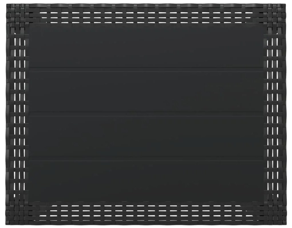 vidaXL Τραπέζι Κήπου Ανθρακί 59 x 47 x 40 εκ. Πολυπροπυλένιο