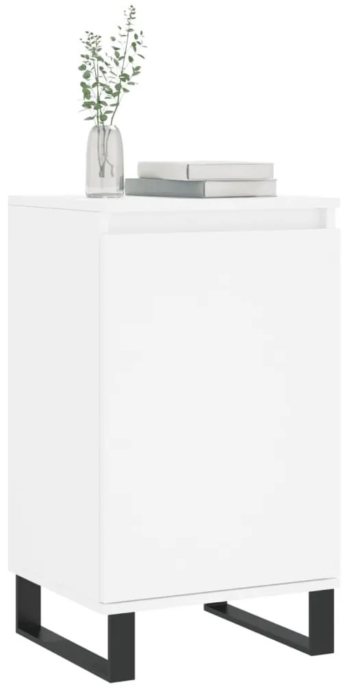 vidaXL Συρταριέρα Λευκή 40 x 35 x 70 εκ. από Επεξεργασμένο Ξύλο