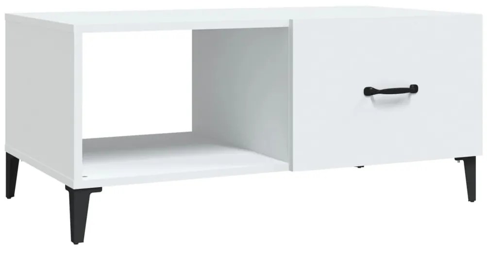 vidaXL Τραπεζάκι Σαλονιού Λευκό 90x50x40 εκ. Επεξεργασμένο Ξύλο