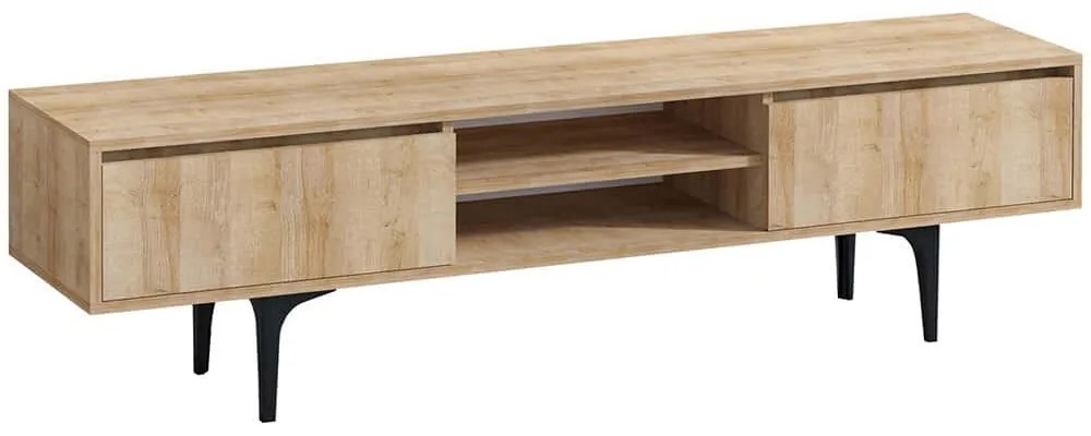 Έπιπλο Tηλεόρασης Artemis 393MRD1102 180x40x47cm Oak