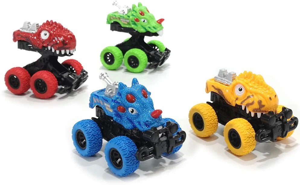 Αυτοκινητάκι Dino Cars Με Ανυψώμενο Σώμα Πλαστικό 14cm Σε 4 Σχέδια Για 3+ Ετών