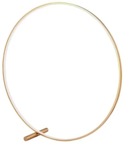 Επιδαπέδιο Φωτιστικό LED 35W IP20 3000K Circle Viokef 4303001 Χρυσό
