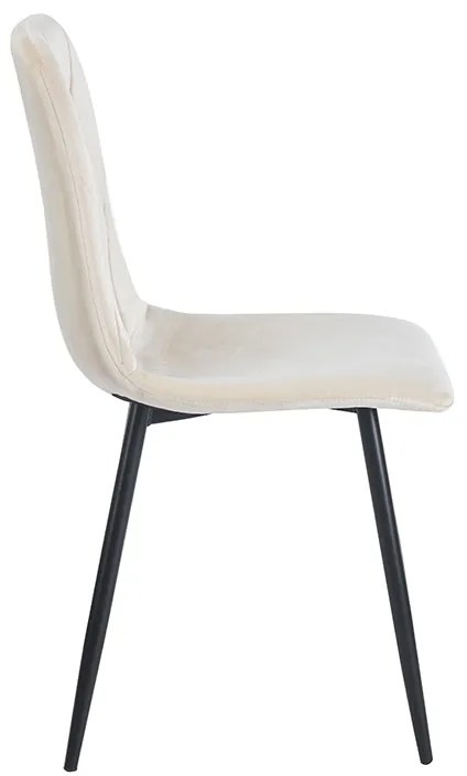 EVA BEIGE VELVET ΥΦΑΣΜΑ ΚΑΡΕΚΛΑ ΜΕΤΑΛΛΙΚΗ