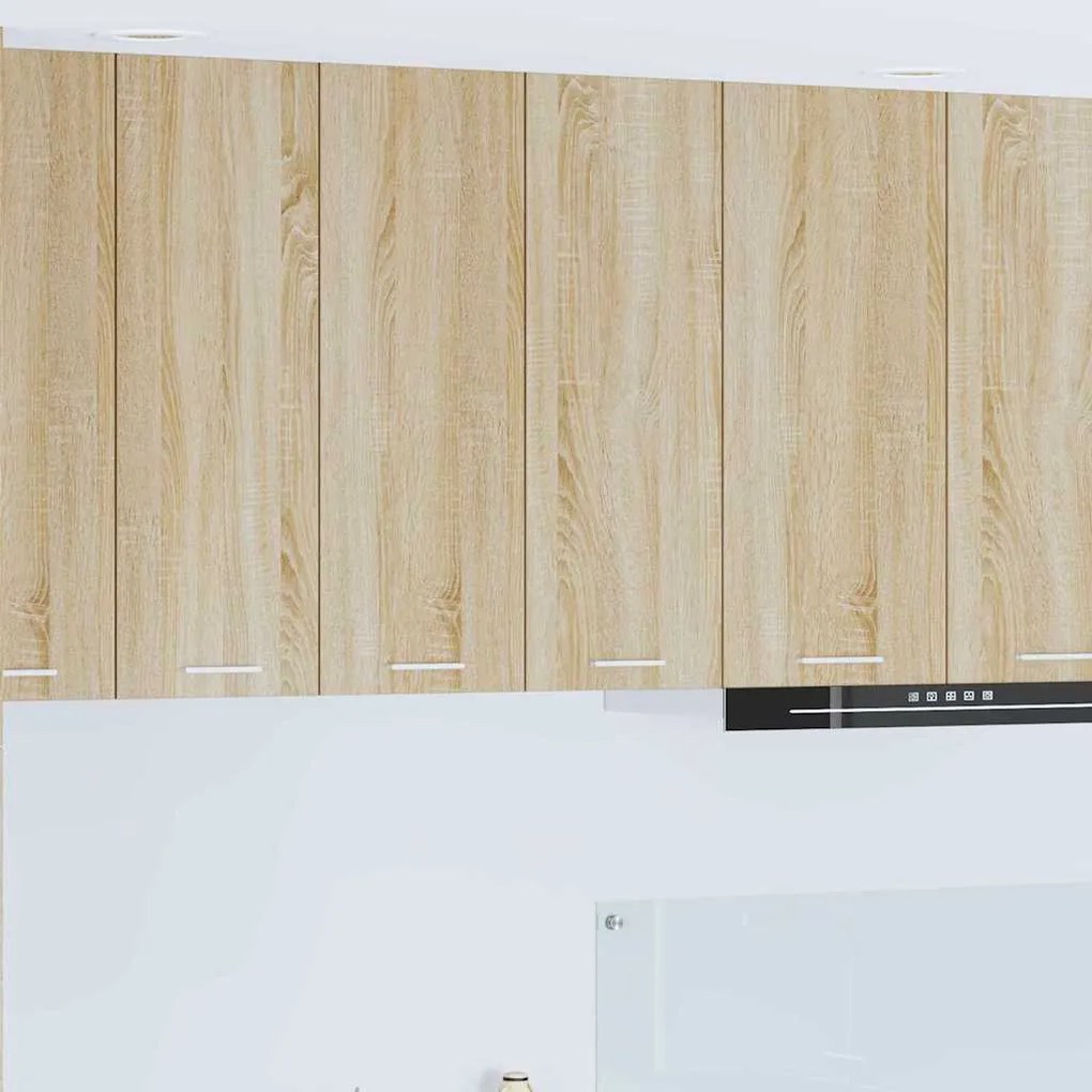 Κρεμαστό ντουλάπι με αποθήκευση Δρύς Sonoma 60 x 31 x 80 εκ.