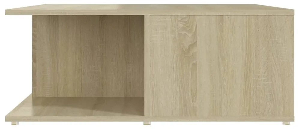 vidaXL Τραπεζάκι Σαλονιού Sonoma Δρυς 80 x 80 x 31 εκ. από Επεξ. Ξύλο