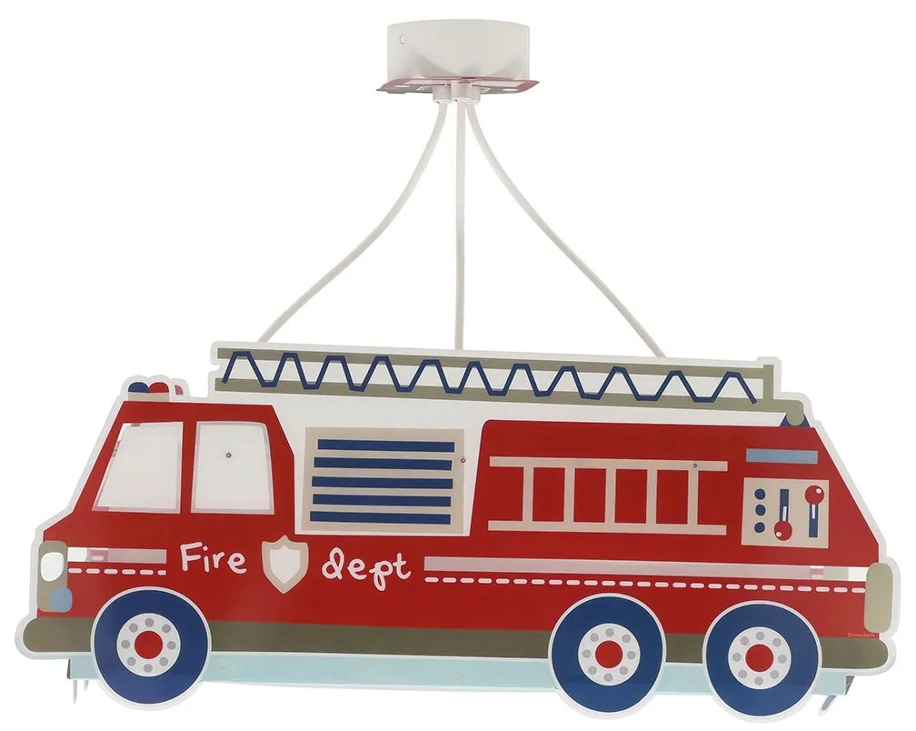 Παιδικό Φωτιστικό Οροφής Τρίφωτο Ango Firetruck 60610