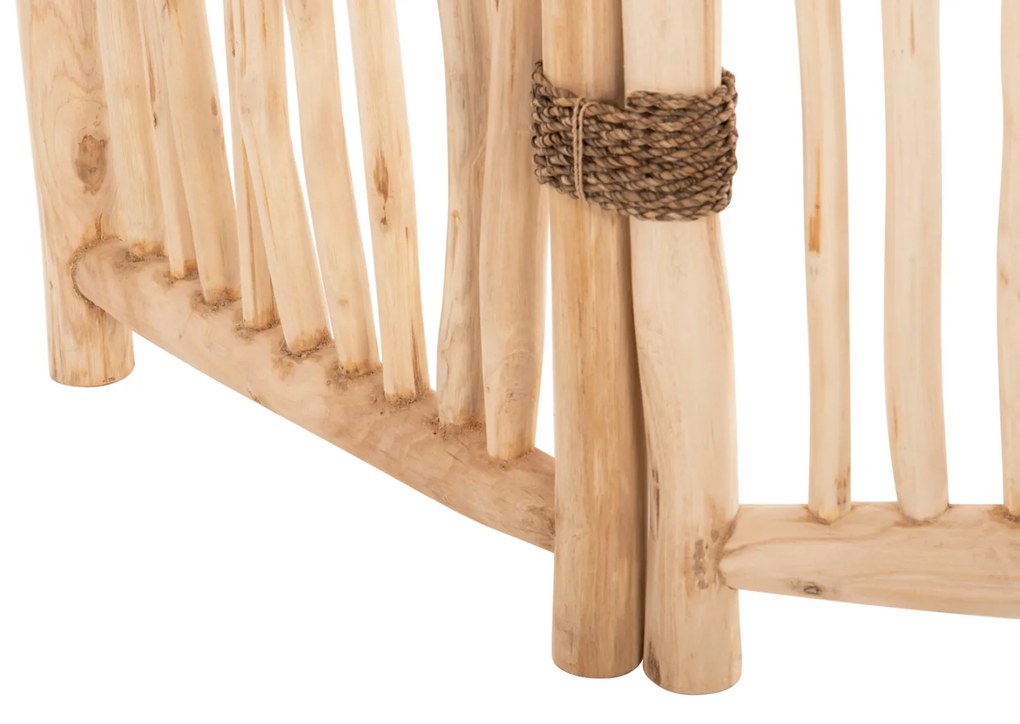 Παραβάν Με 3 Φύλλα Zendor Κλαδιά Teak Σε Φυσικό 165x180Υεκ.