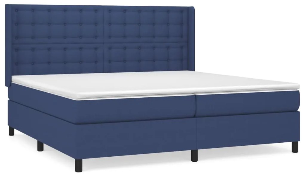 ΚΡΕΒΑΤΙ BOXSPRING ΜΕ ΣΤΡΩΜΑ ΜΠΛΕ 200X200 ΕΚ. ΥΦΑΣΜΑΤΙΝΟ 3131783