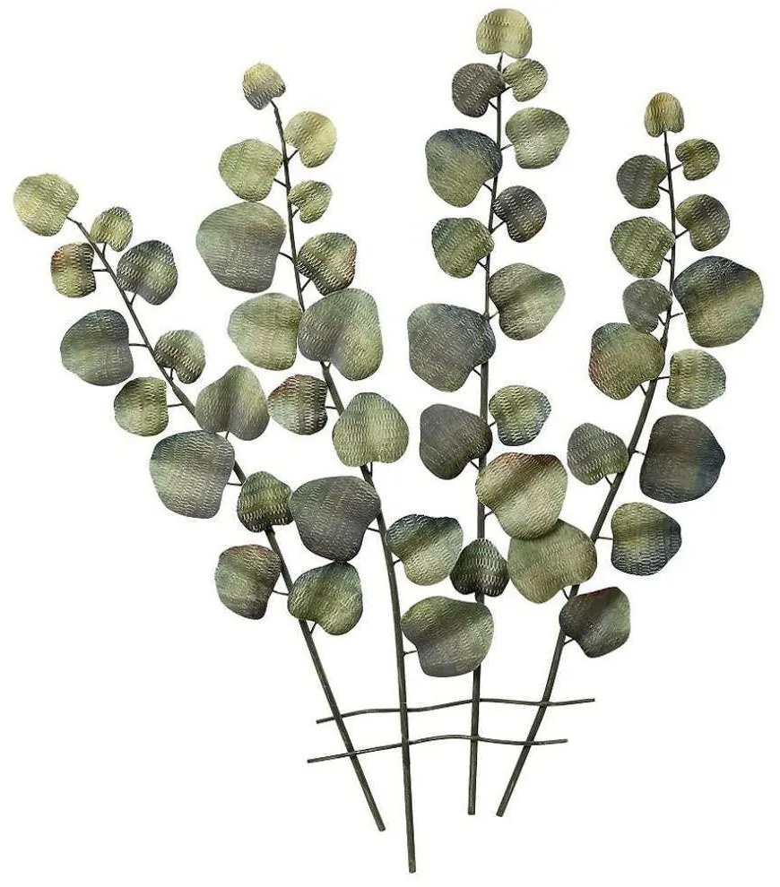 Διακοσμητικό Τοίχου ICY343 66x4,5x81,5cm Green Espiel Metal