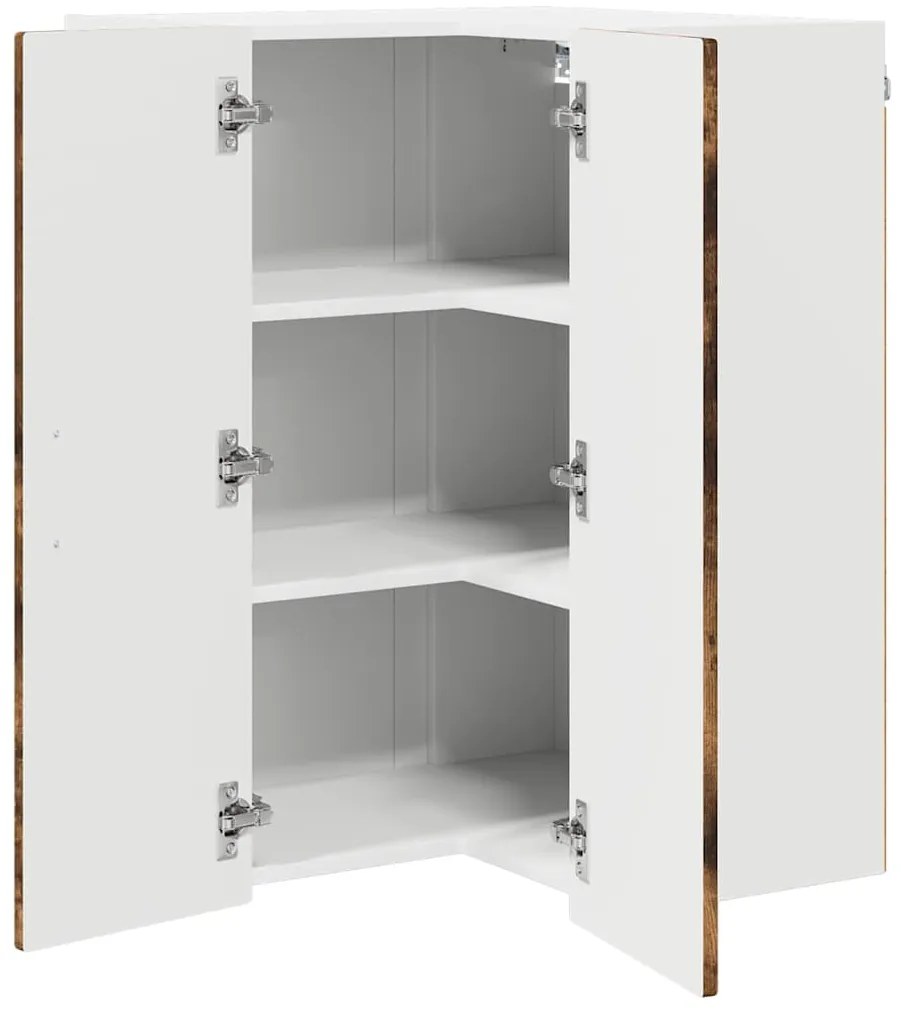 vidaXL Ντουλάπα Κουζίνας με ράφι Καπνιστό Δρύς 57 x 57 x 80 εκ.