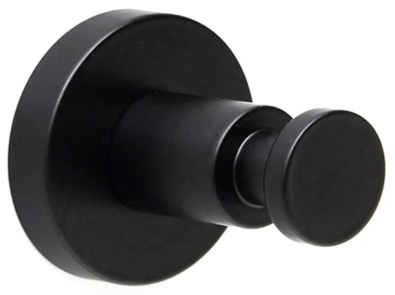 Άγκιστρο Μπάνιου 12-403 5cm Black Pam&amp;Co Metal