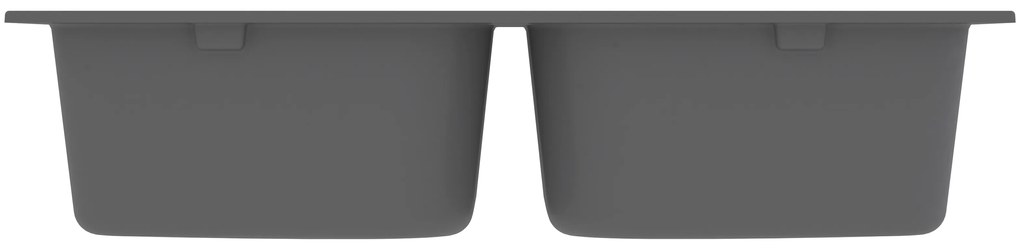 vidaXL Βρύση Κουζίνας Γκρι 760x480x184 εκ. Γρανίτης